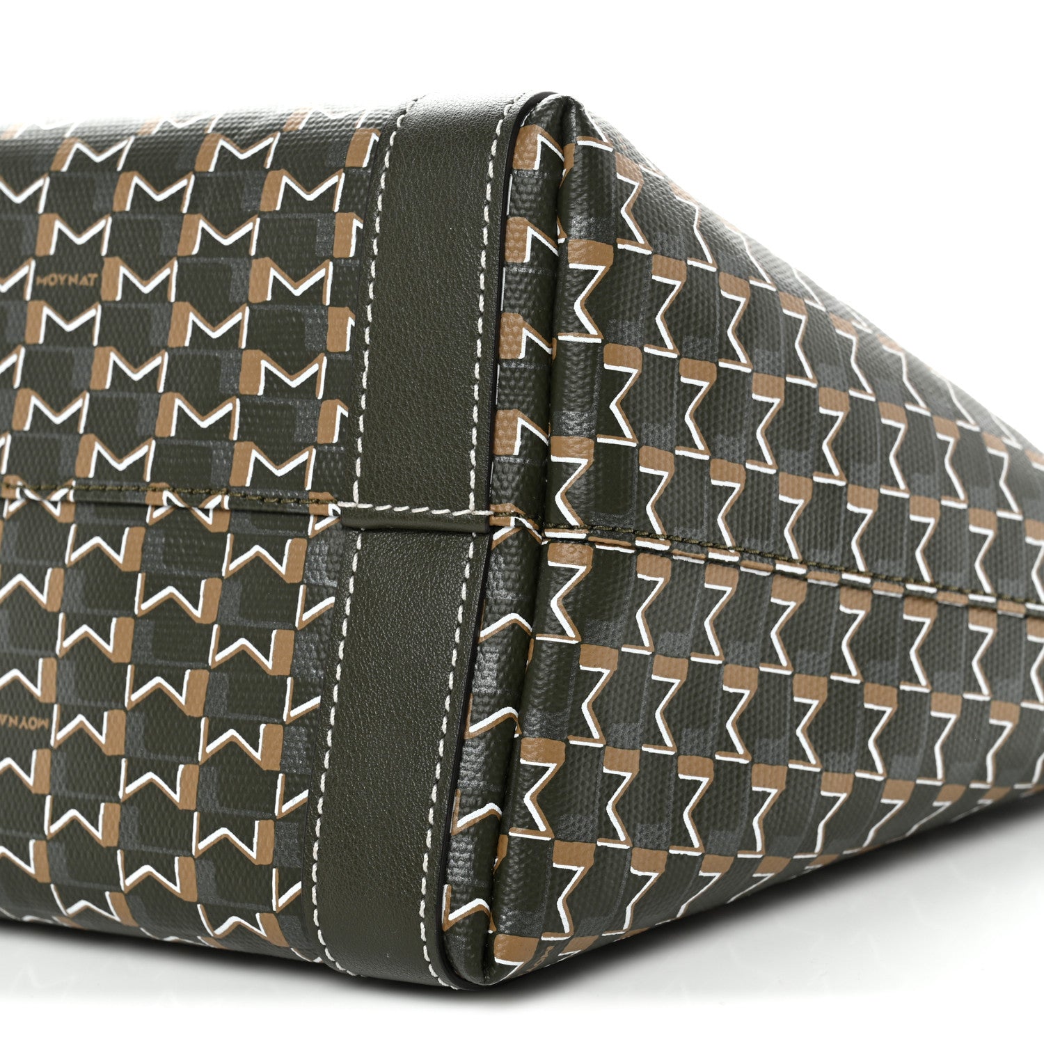 Moynat Canvas M Duo Tote Bag BB Kaki 9 of 9