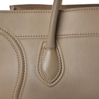 Celine Supple Calfskin Medium Phantom Luggage Beige 12 of 18