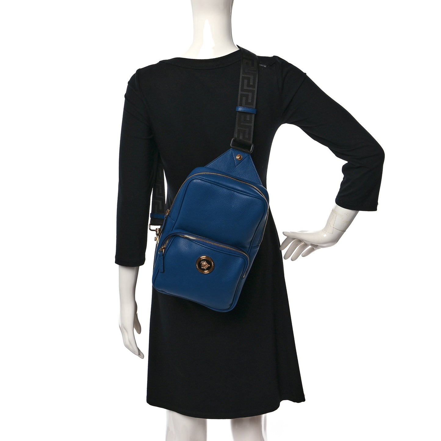 Calfskin Sling Bag Blue