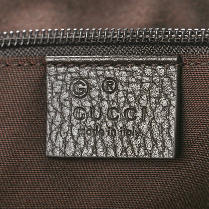 Gucci Monogram Large Flap Messenger Bag Beige Dark Brown 6 of 12