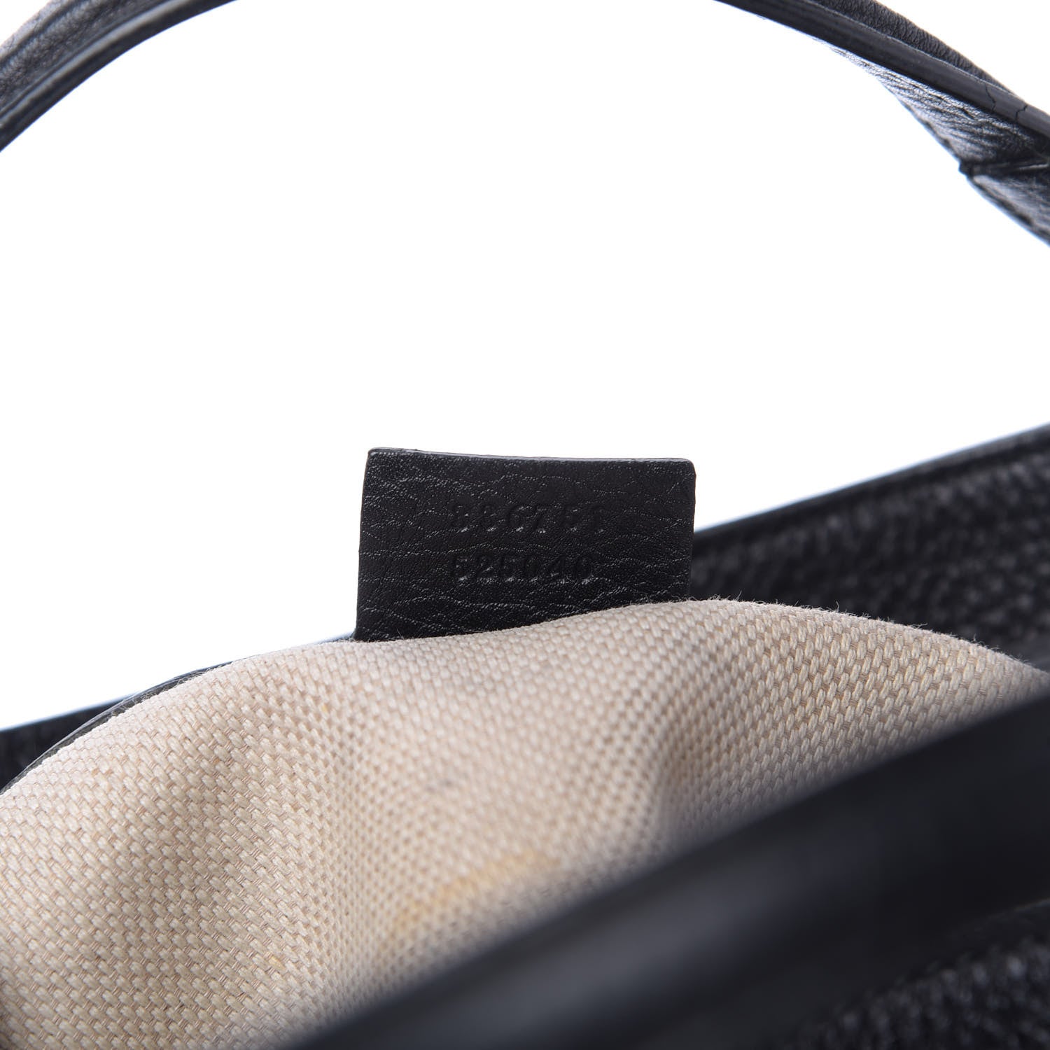 Gucci Pebbled Calfskin Small Soho Shoulder Bag Black 9 of 9