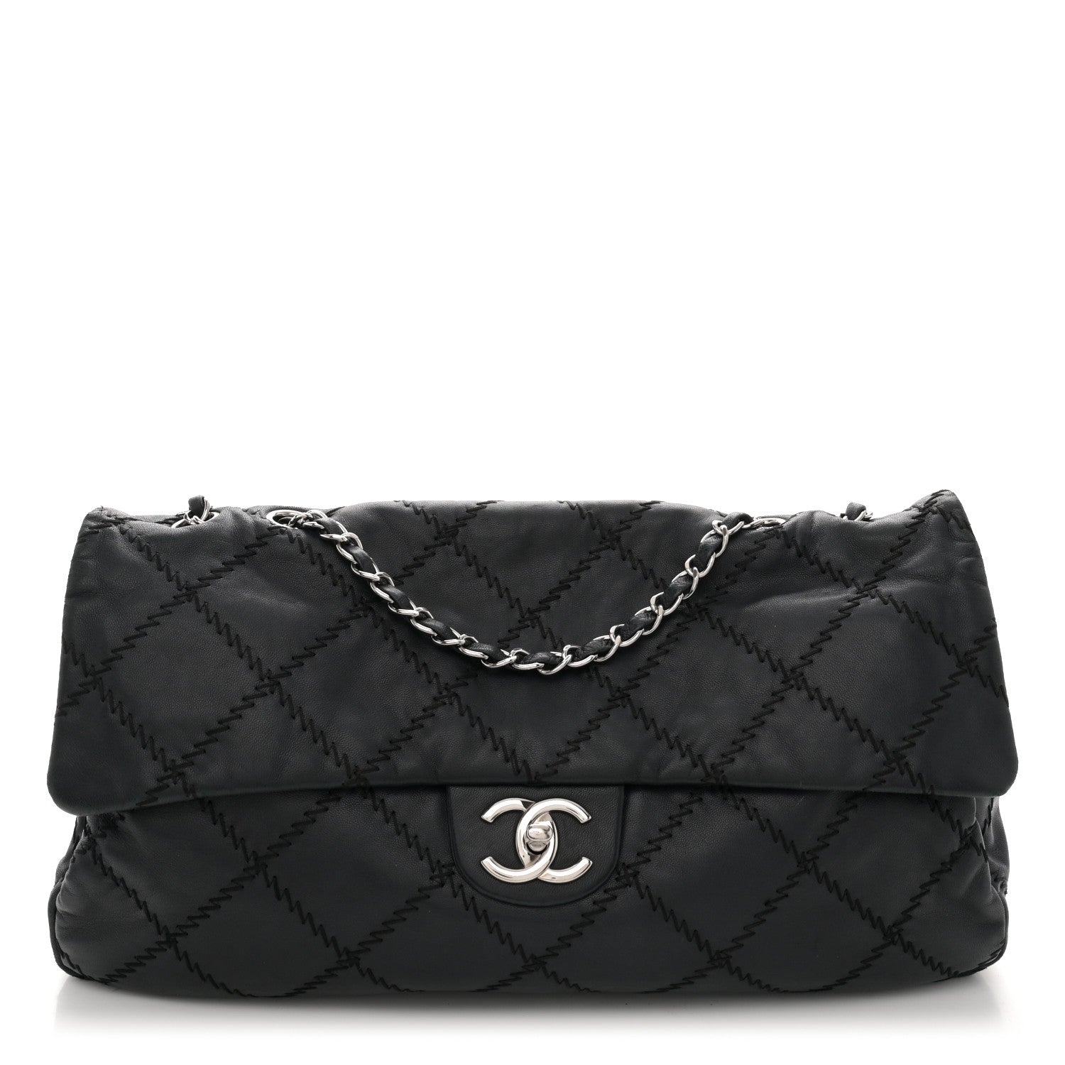 Chanel Lambskin Ultimate Stitch Maxi Flap Black 1 of 11