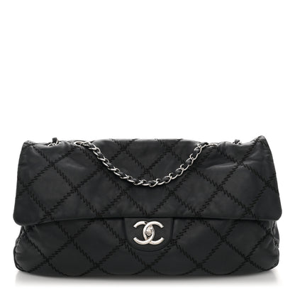 Chanel Lambskin Ultimate Stitch Maxi Flap Black 1 of 11