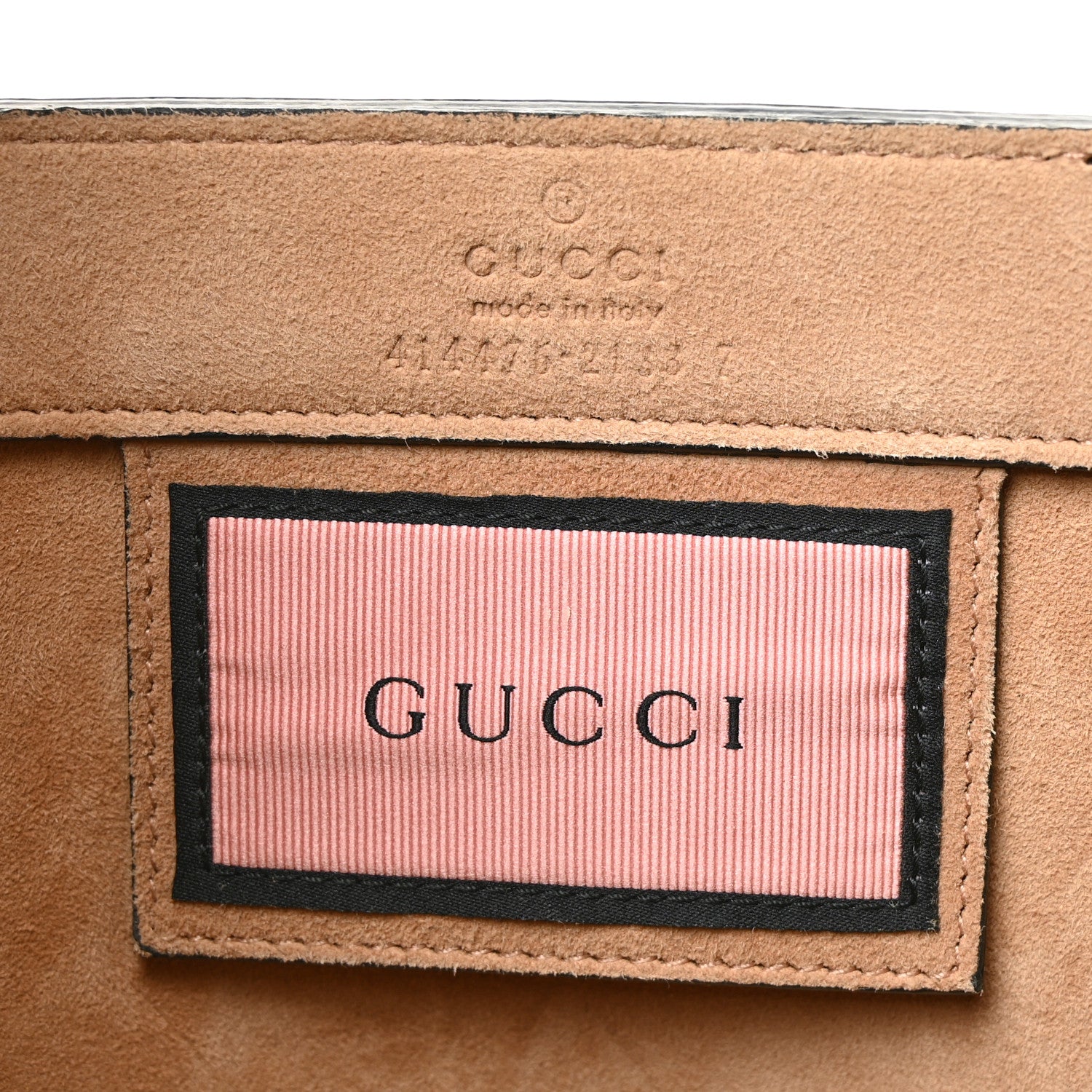 Gucci Calfskin GucciGhost Real Medium XL Tote Black Yellow 6 of 8