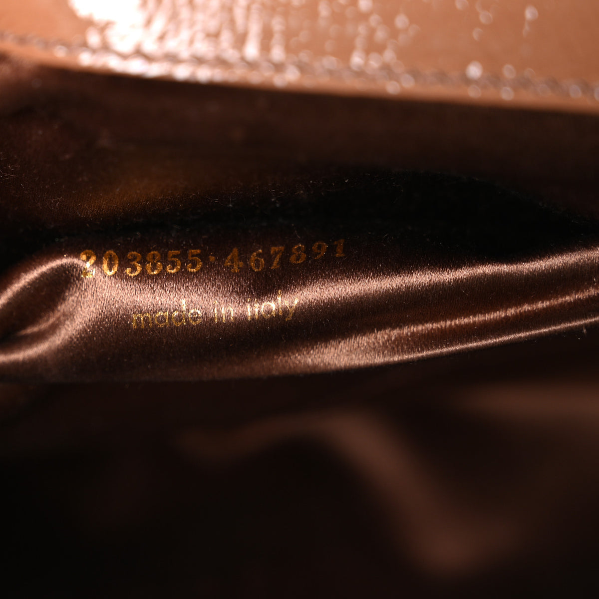Saint Laurent Textured Patent Calfskin Monogram Large Belle De Jour Clutch Beige 7 of 8