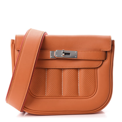 Hermes Veau Swift Mini Sac Berline Orange 1 of 10
