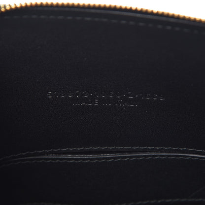 Balenciaga Calfskin Allover Logo S Ville Top Handle Bag Black White 8 of 9