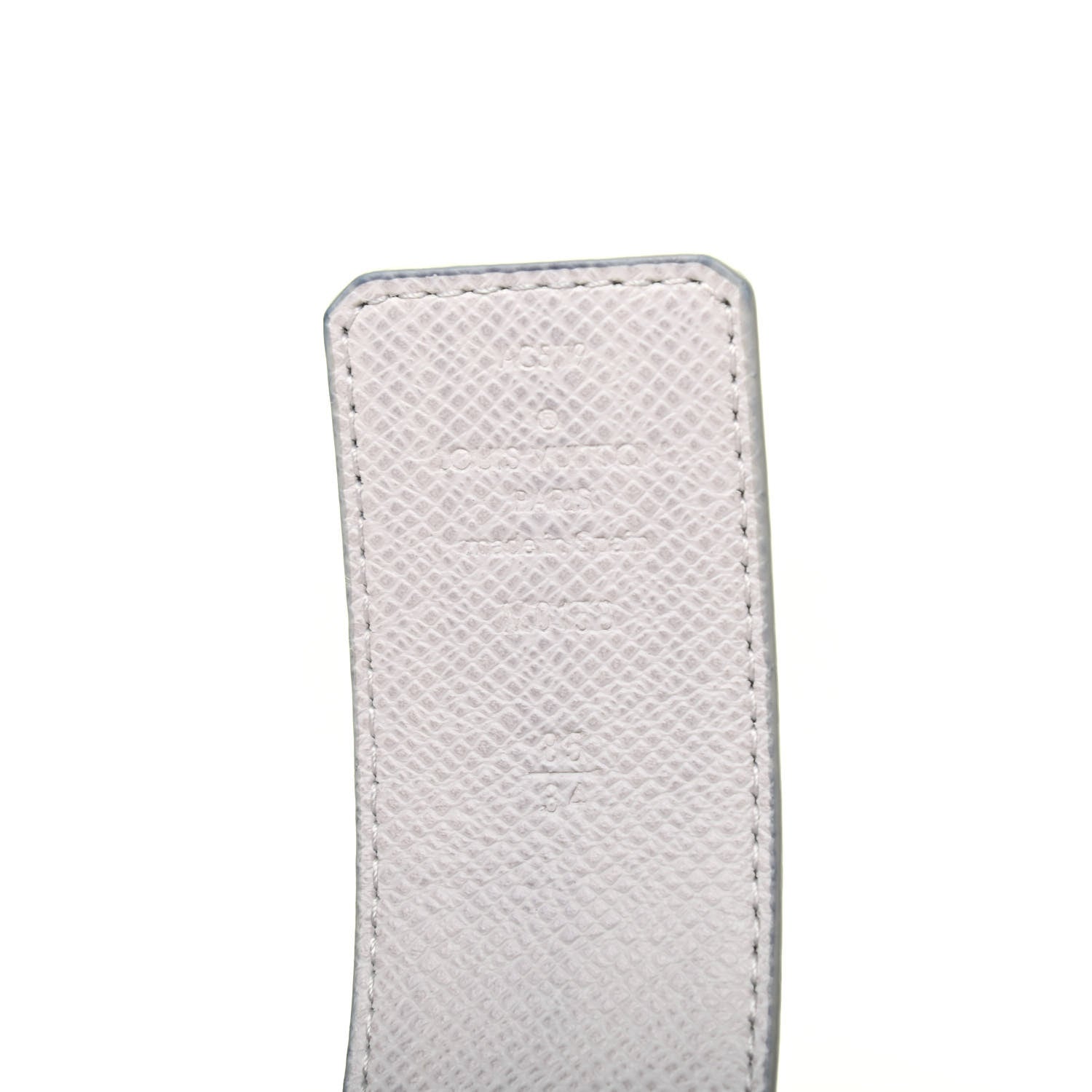 Louis Vuitton Taiga Monogram 40mm LV Initiales Belt 85 34 White 8 of 8