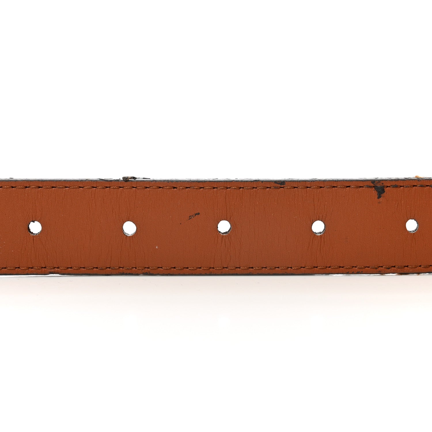 Louis Vuitton Monogram 25mm Dauphine Reversible Belt 85/34 Tan 4 of 5