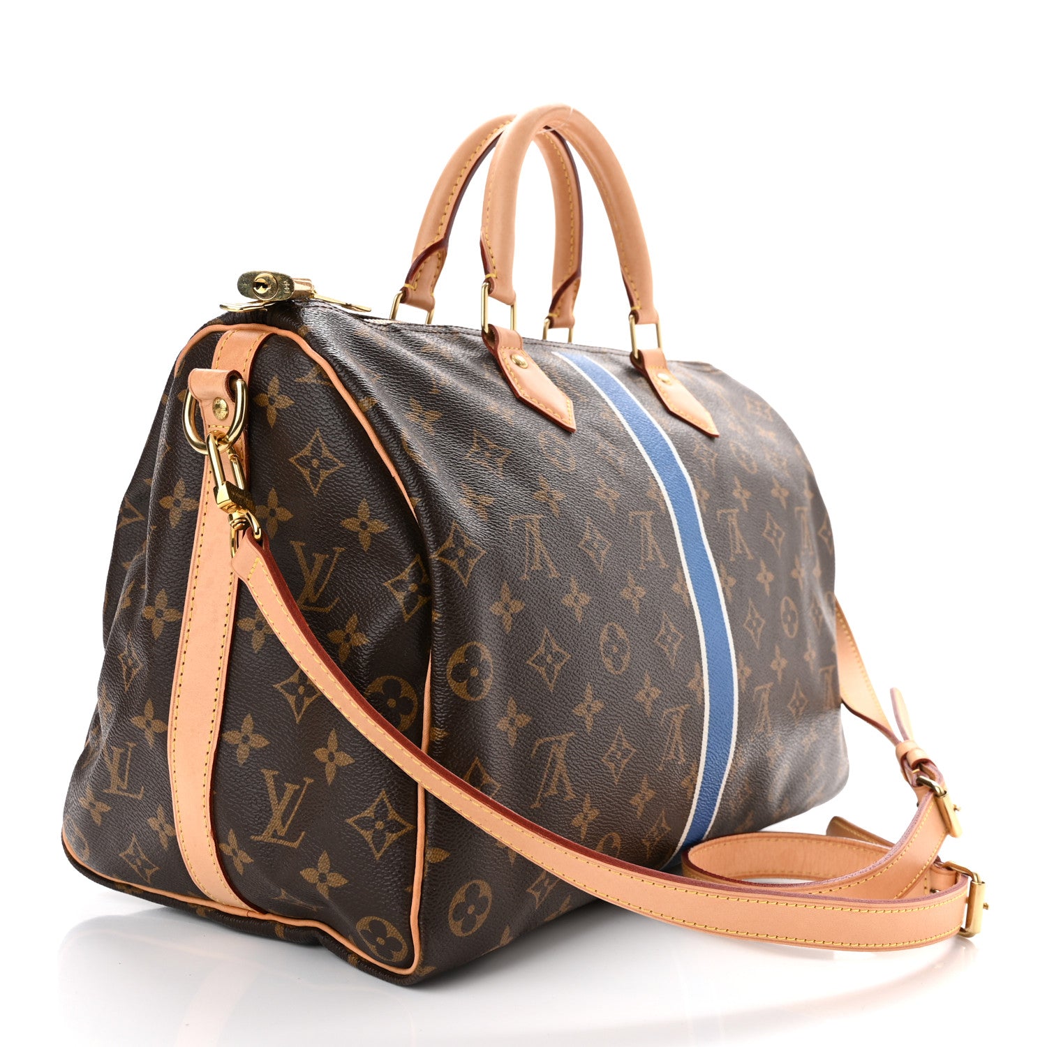 Louis Vuitton Monogram My LV Heritage Speedy Bandouliere 35 Violet Gris 2 of 9