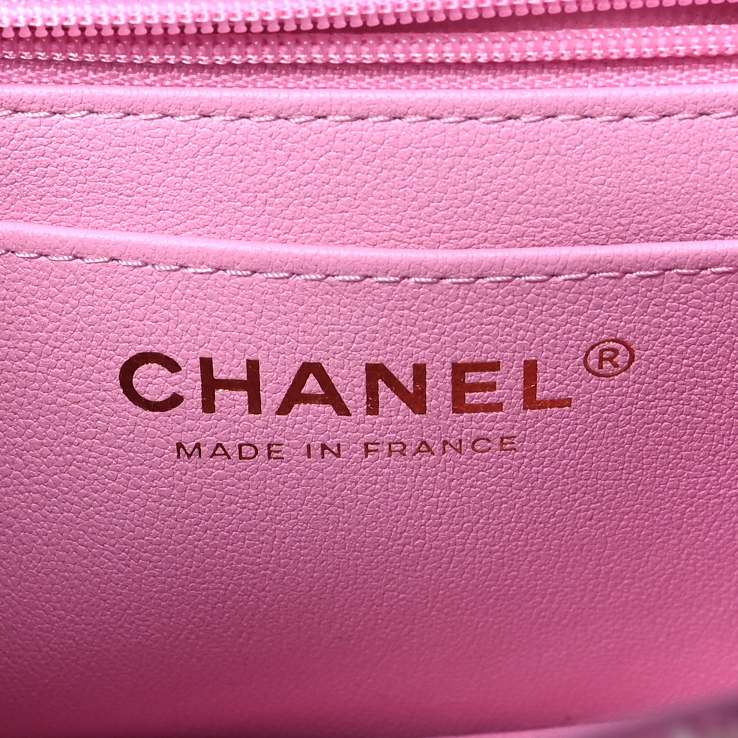 Chanel Tweed Quilted Mini Rectangular Flap Pink Navy White 6 of 10