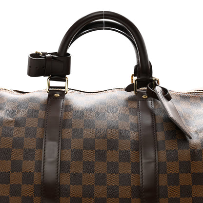 Louis Vuitton Damier Ebene Keepall 50 7 of 13