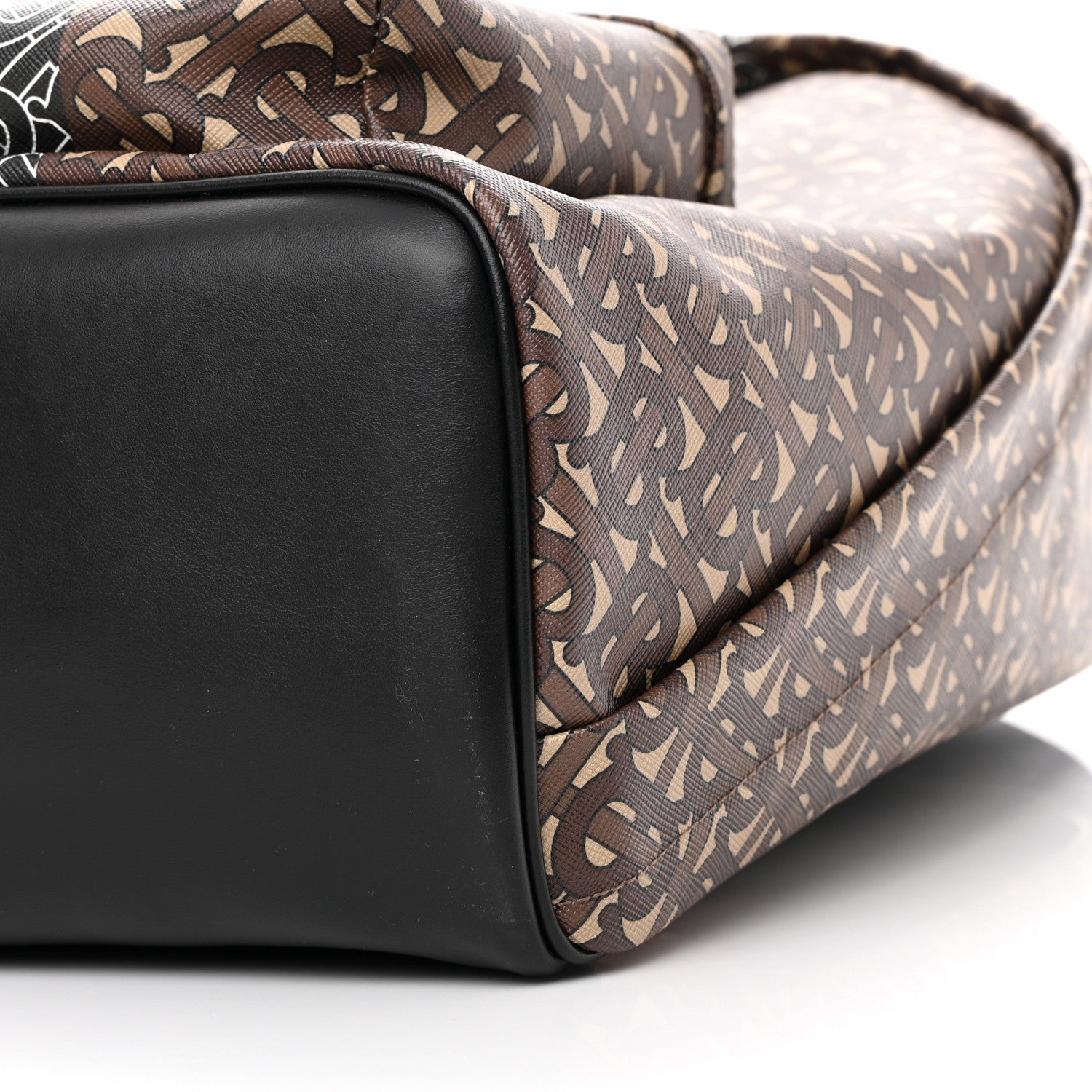 Burberry E-Canvas Monogram Stripe Backpack Bridle Brown 9 of 9