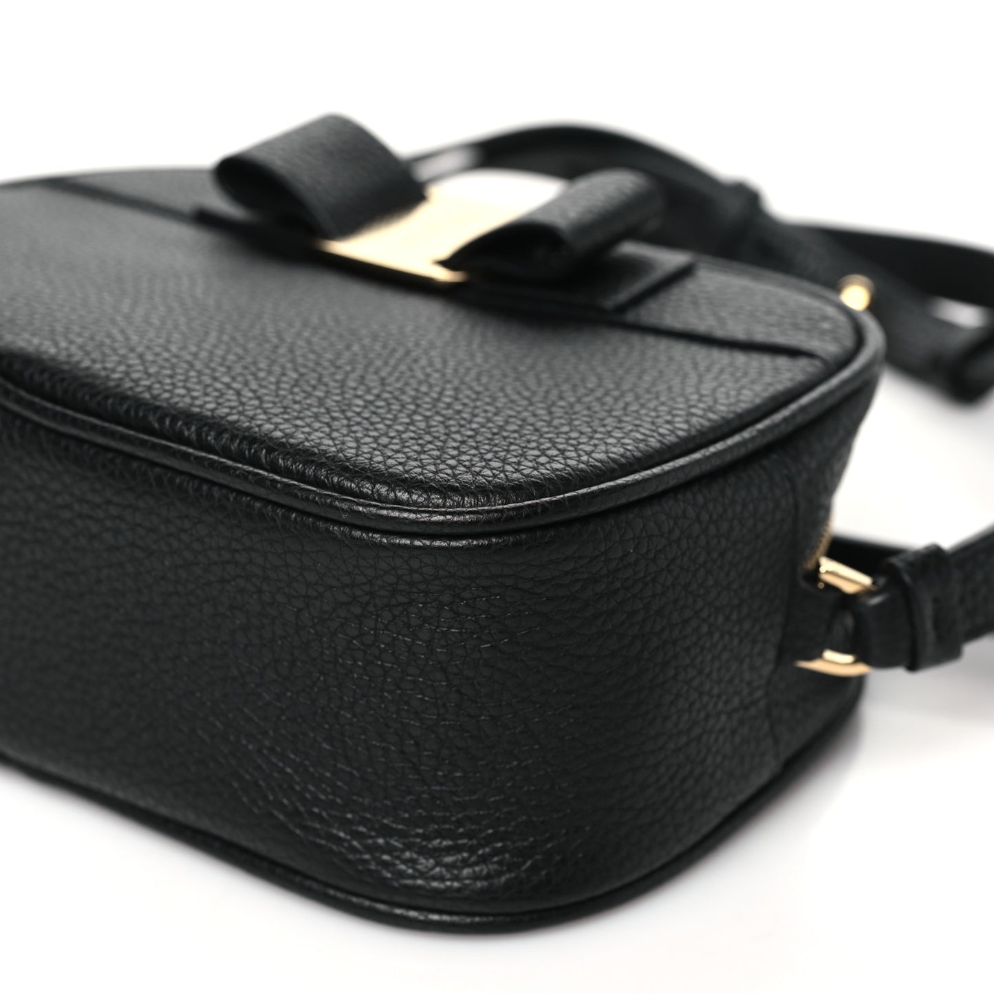 Calfskin Vara Bow Camera Bag Black