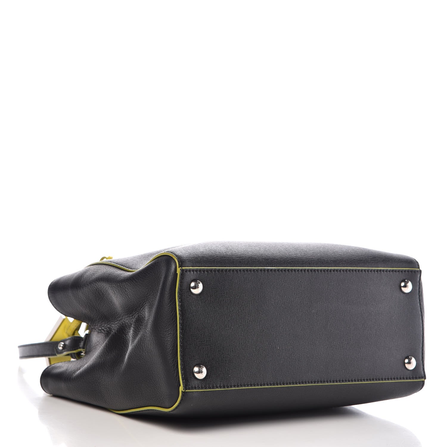Fendi Vitello Elite Petite 2Jours Tote Black 5 of 10