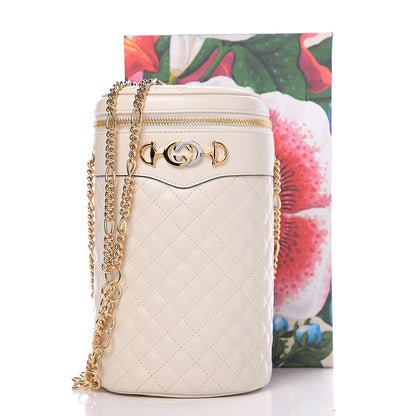 Gucci Calfskin Trapuntata Zumi Belt Bag Off White 10 of 10