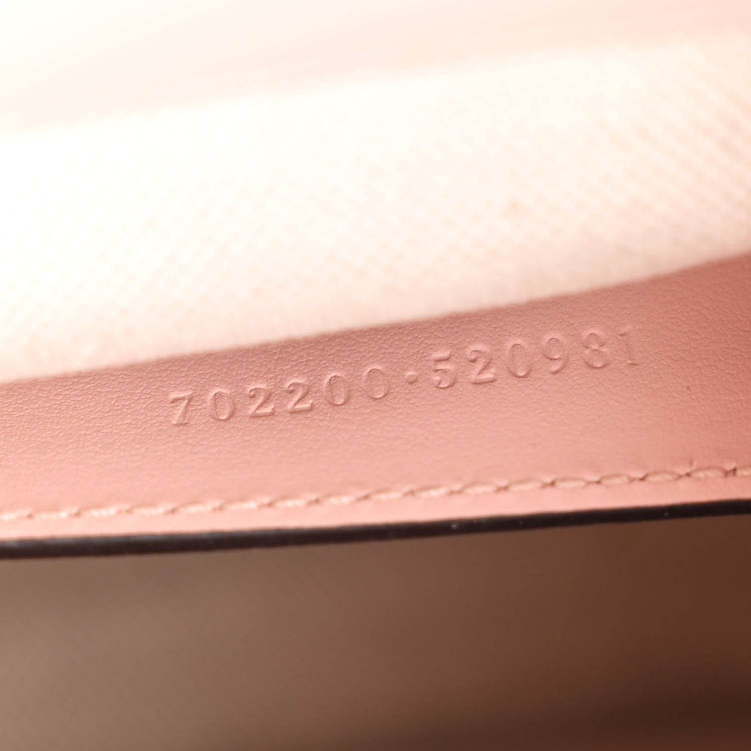 Gucci Calfskin GG Matelasse Small Slim Chain Shoulder Bag Perfect Pink Natural 8 of 11