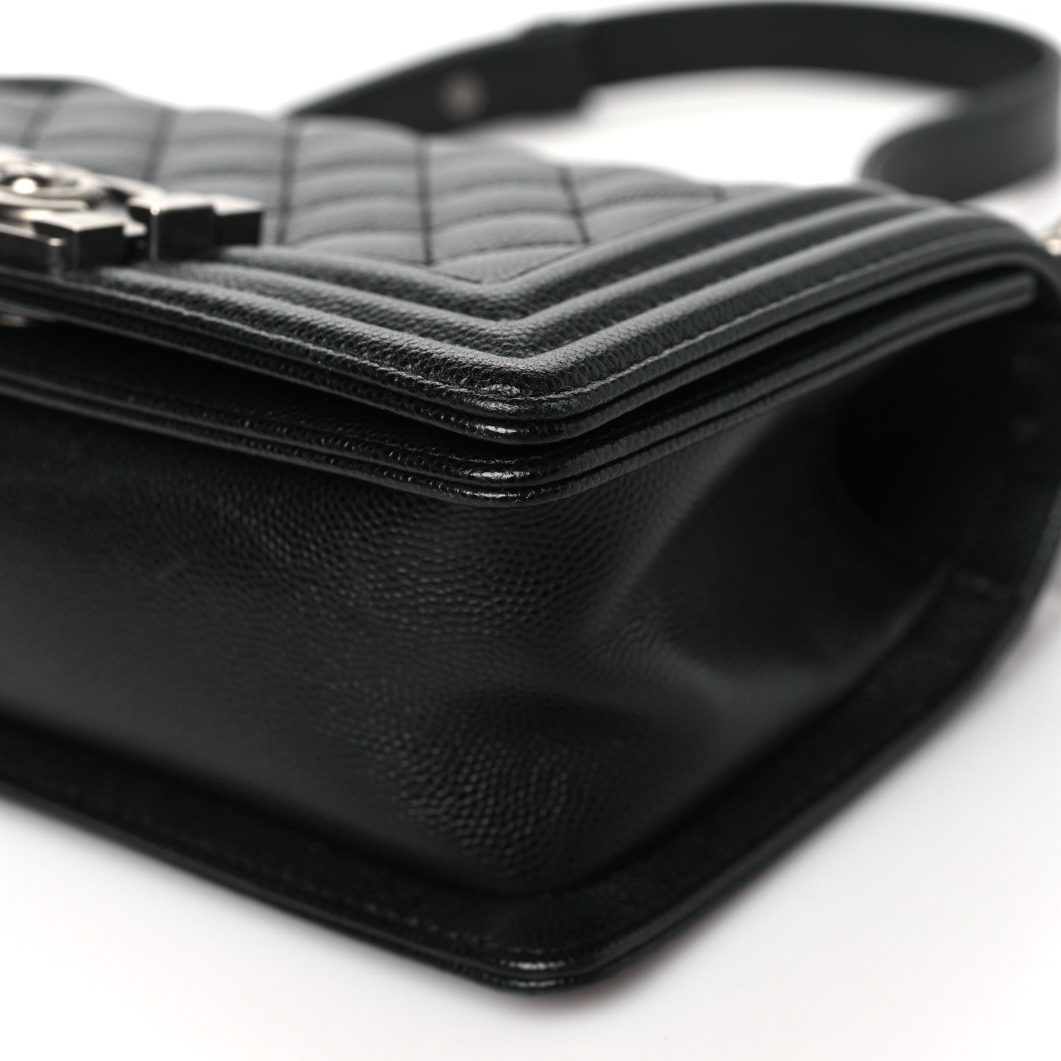 Chanel Caviar Quilted Small Boy Flap Black 10 of 11