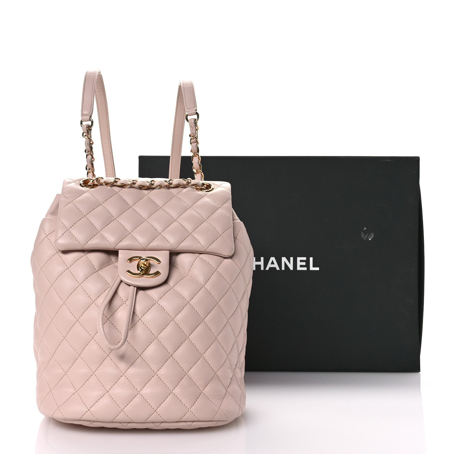 Chanel Lambskin Quilted Small Urban Spirit Backpack Light Pink 11 of 13