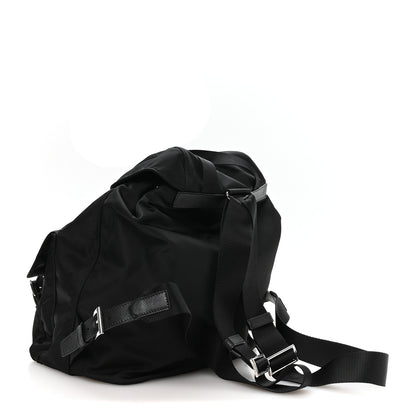 Prada Re-Nylon Vela Saffiano Medium Backpack Black 3 of 11