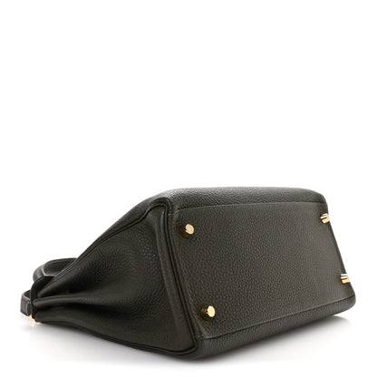 Hermes Togo Kelly Retourne 28 Vert De Gris 4 of 11