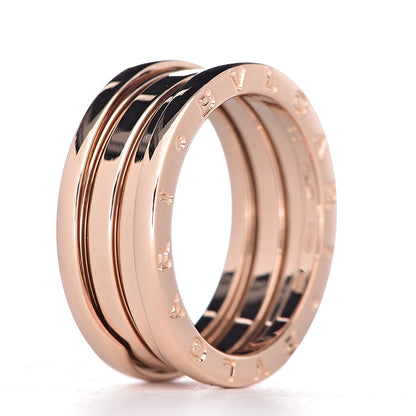 Bulgari 18K Rose Gold B.Zero1 Three-Band Ring 60 9 6 of 6