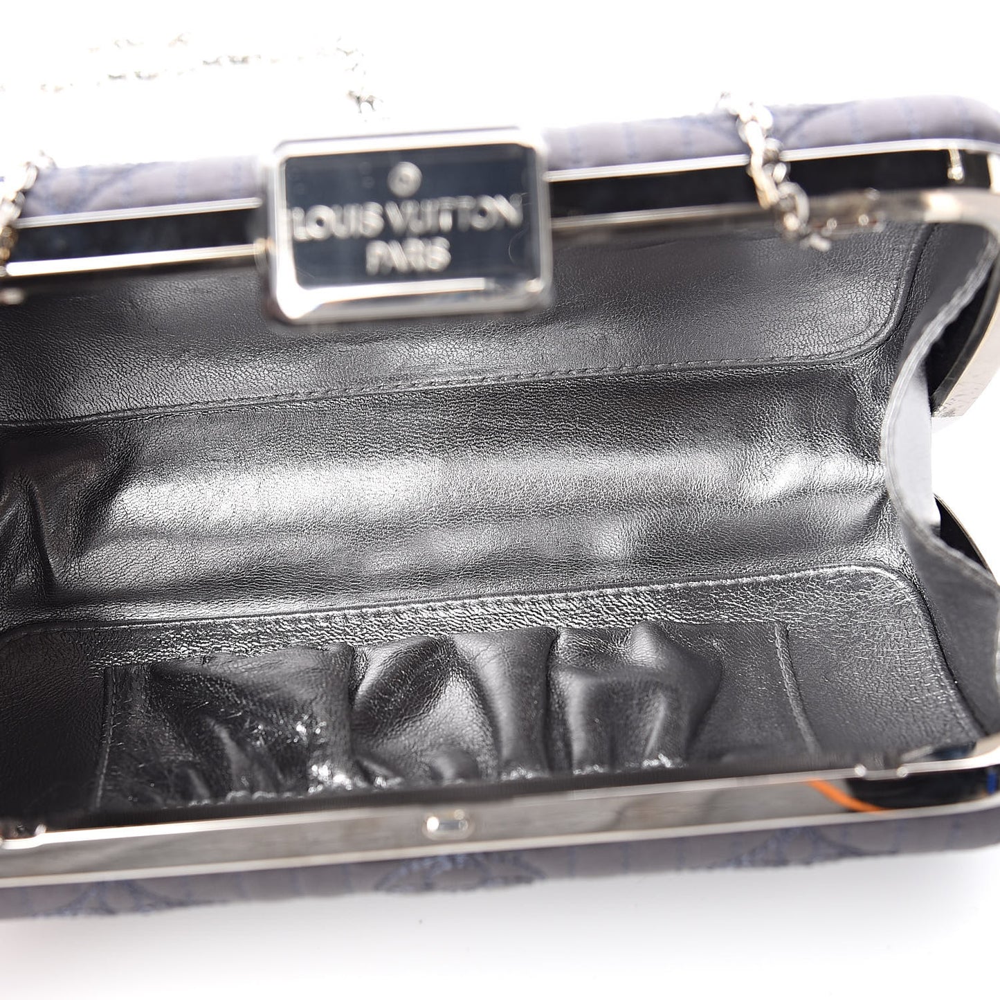 Monogram Motard Minaudiere Clutch Grey