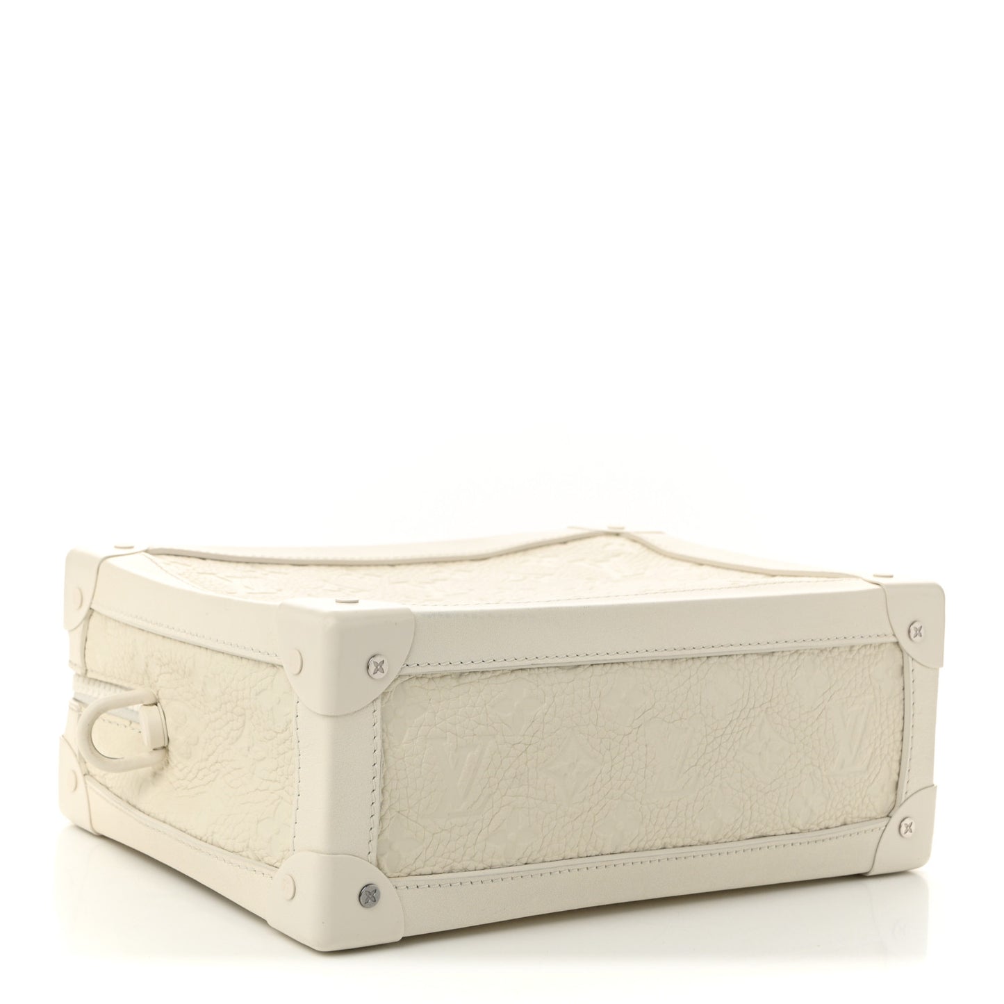 Taurillon Monogram Solar Ray Soft Trunk Powder White