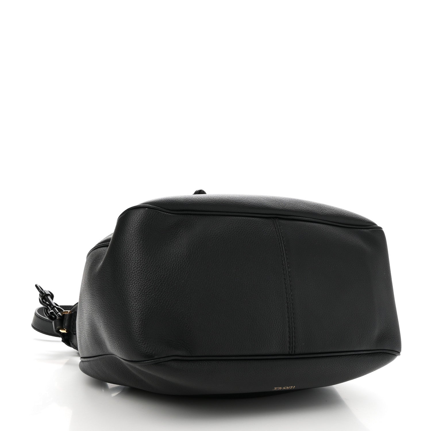 Versace Grained Calfskin La Medusa Bucket Bag Black 4 of 9