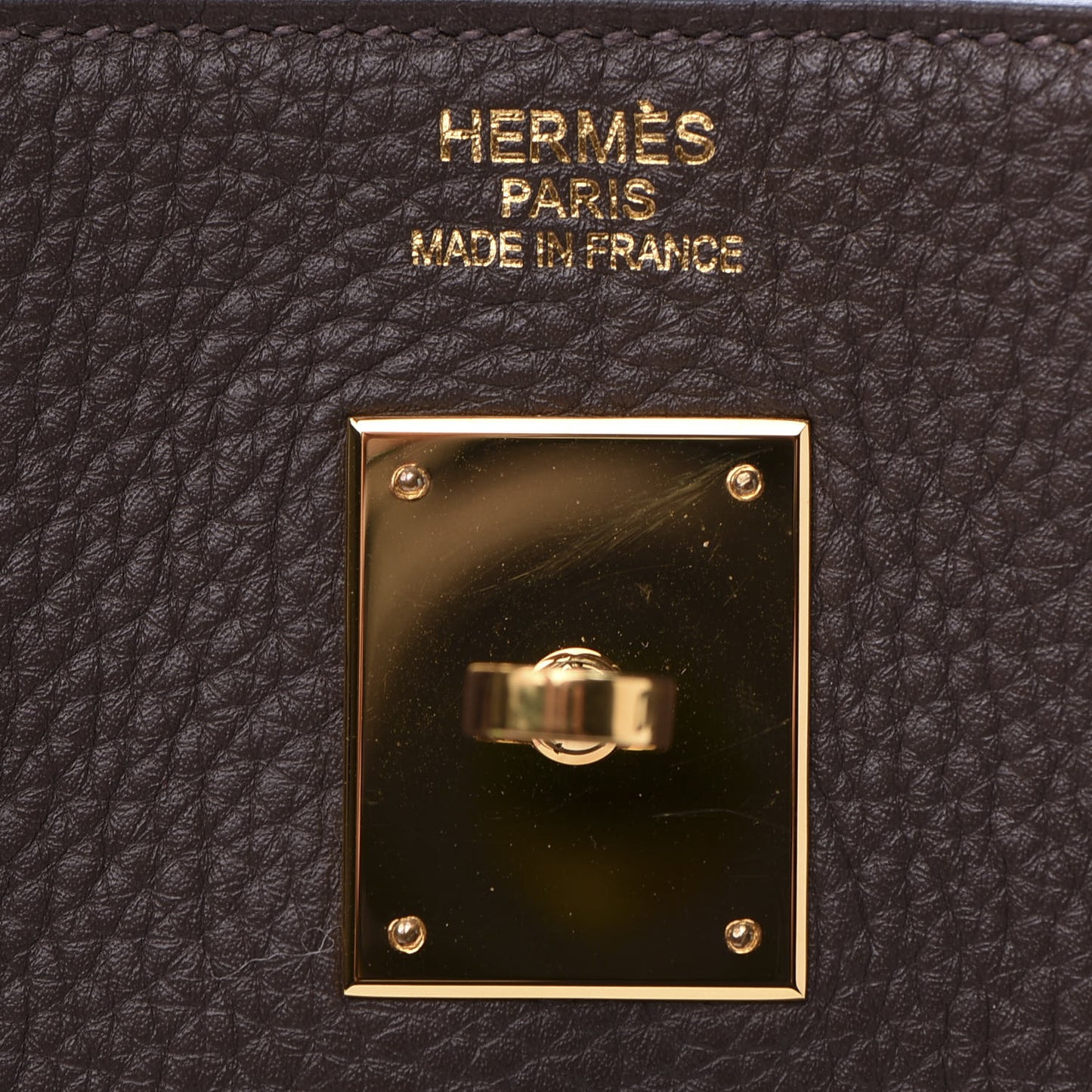Togo Birkin 40 Chocolate