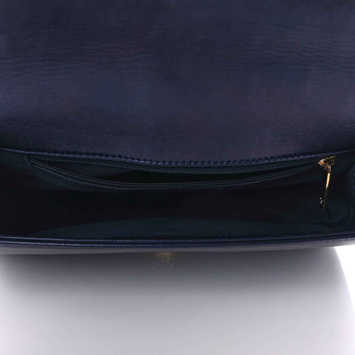 Chanel Lambskin Embossed New Medium Boy Cube Flap Navy 6 of 10
