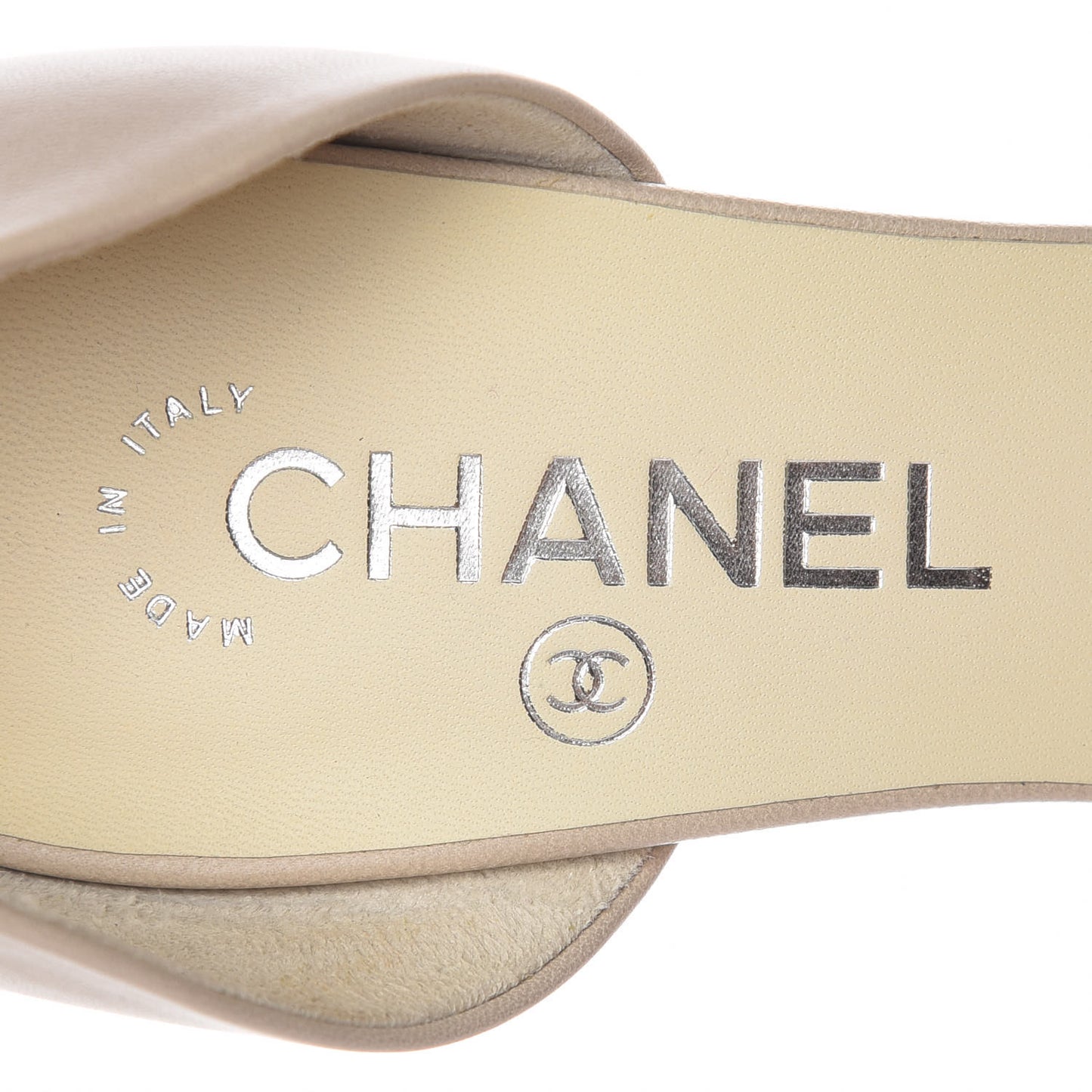 Lambskin Cap Toe d'Orsay Pumps 39.5 Beige Black