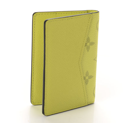 Louis Vuitton Monogram Taiga Pocket Organizer Yellow 3 of 7