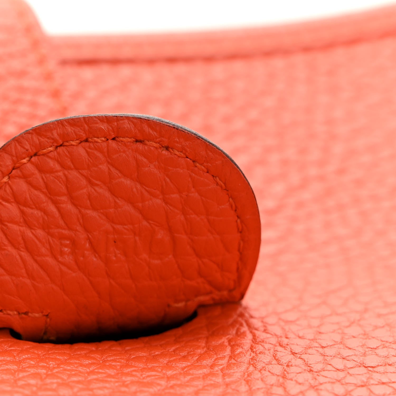 Hermes Taurillon Clemence Evelyne III GM Orange 7 of 12