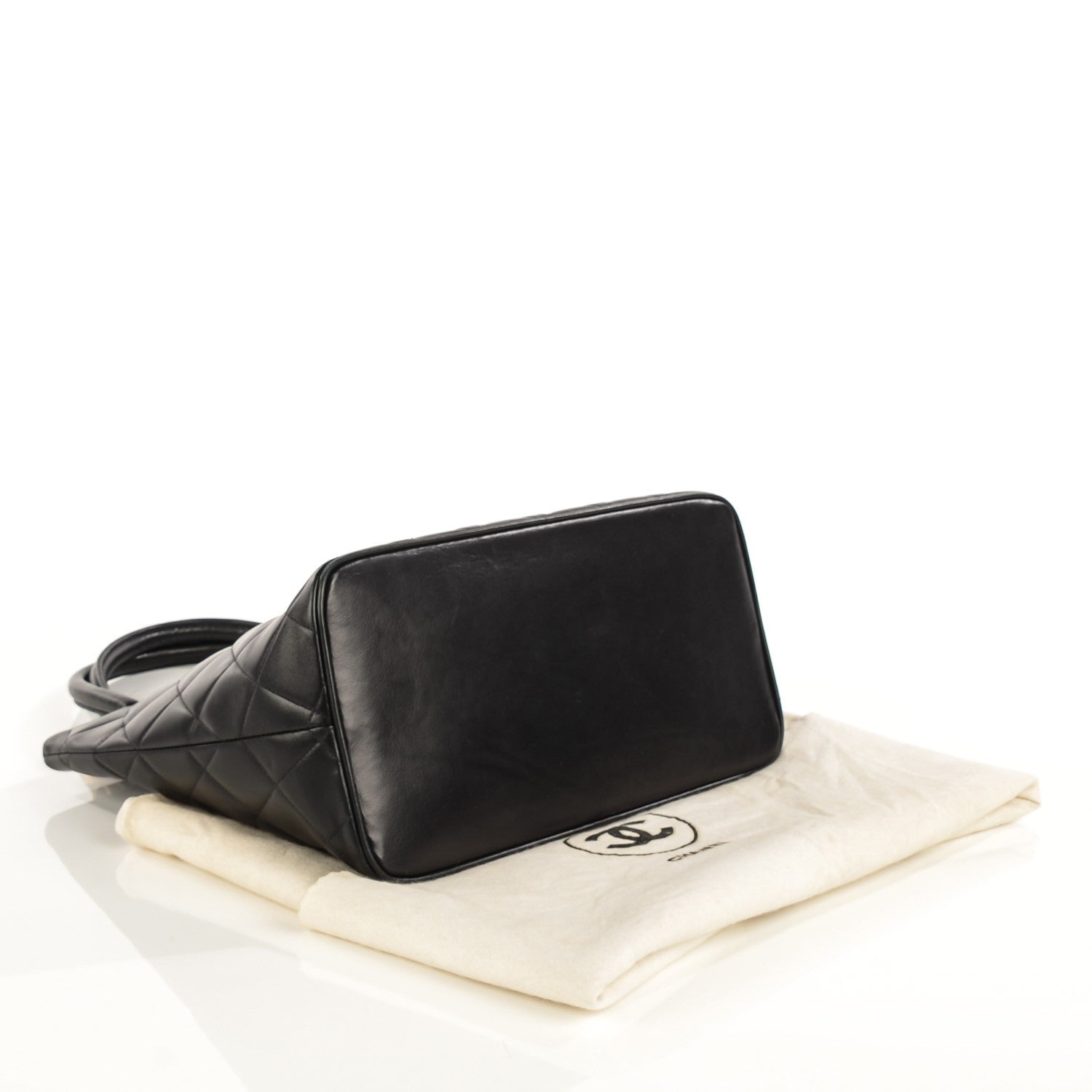 Chanel Lambskin Quilted Medallion Tote Black 4 of 8