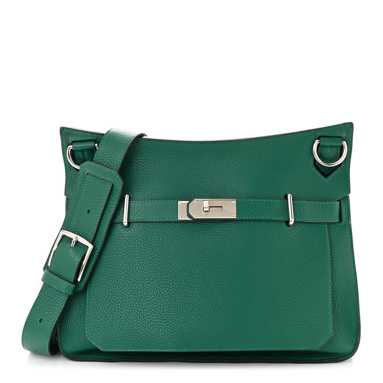 Hermes Taurillon Clemence Jypsiere 34 Malachite 1 of 14