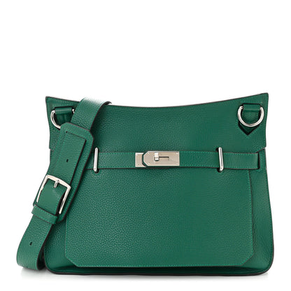 Hermes Taurillon Clemence Jypsiere 34 Malachite 1 of 14