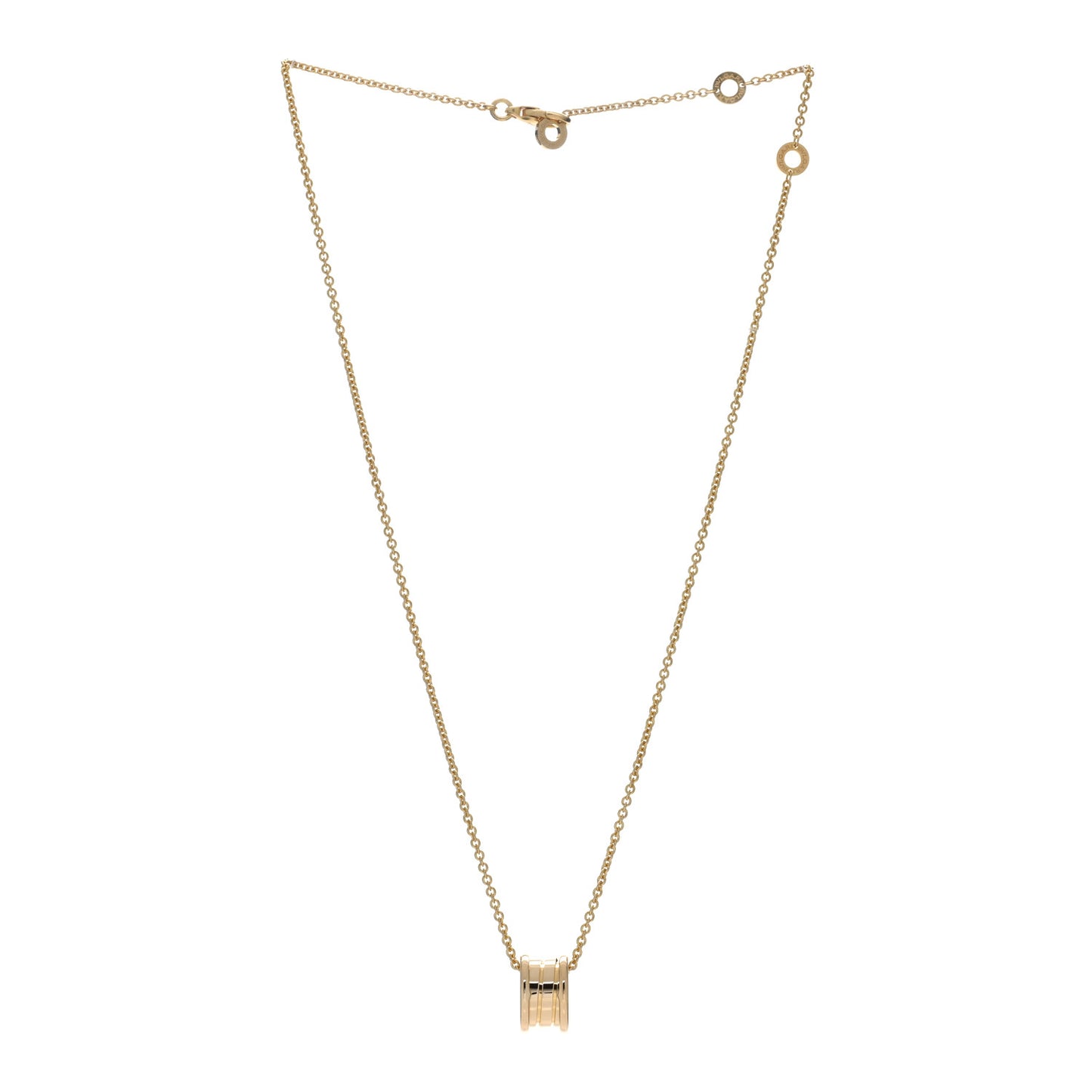 18K Yellow Gold B.Zero1 Pendant Necklace