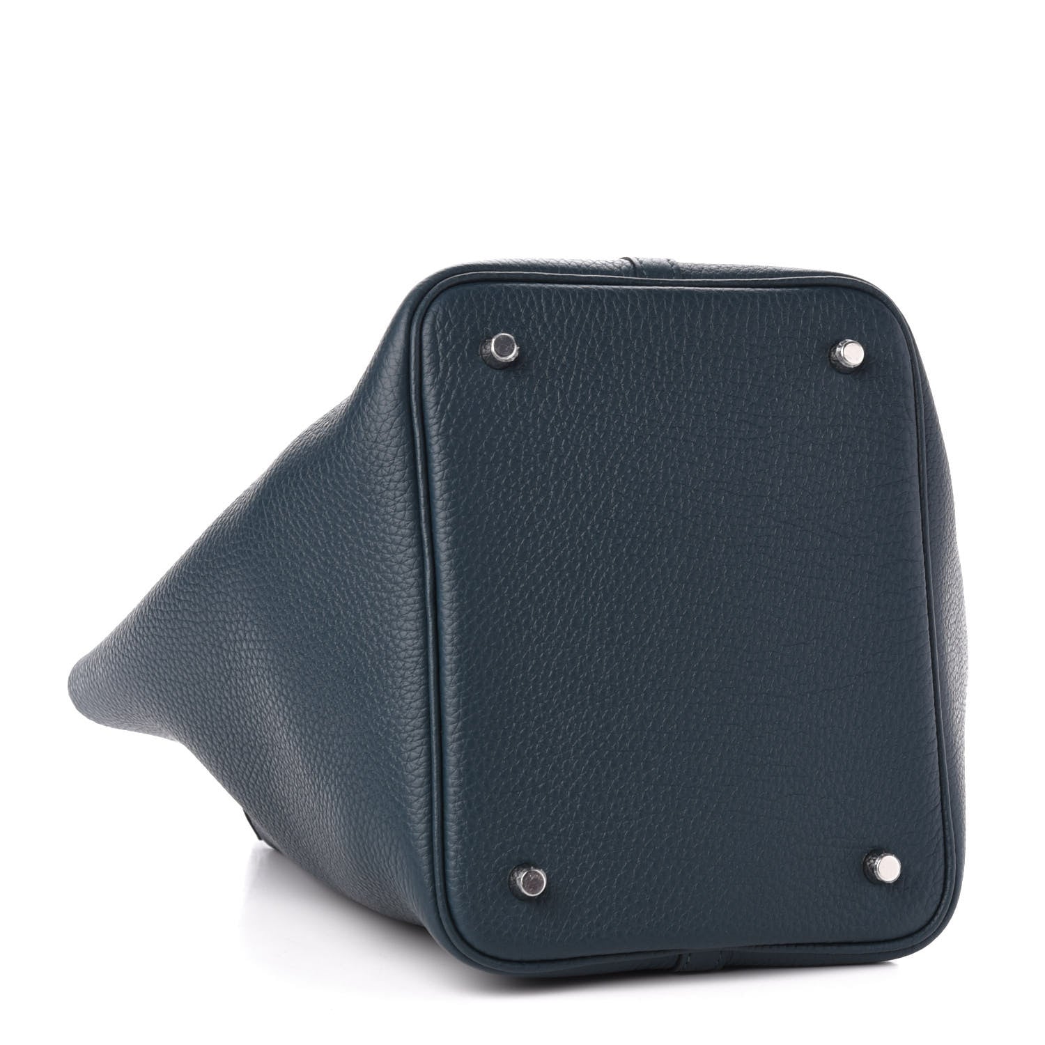 Hermes Taurillon Clemence Picotin Lock 22 MM Vert Cypress 4 of 11