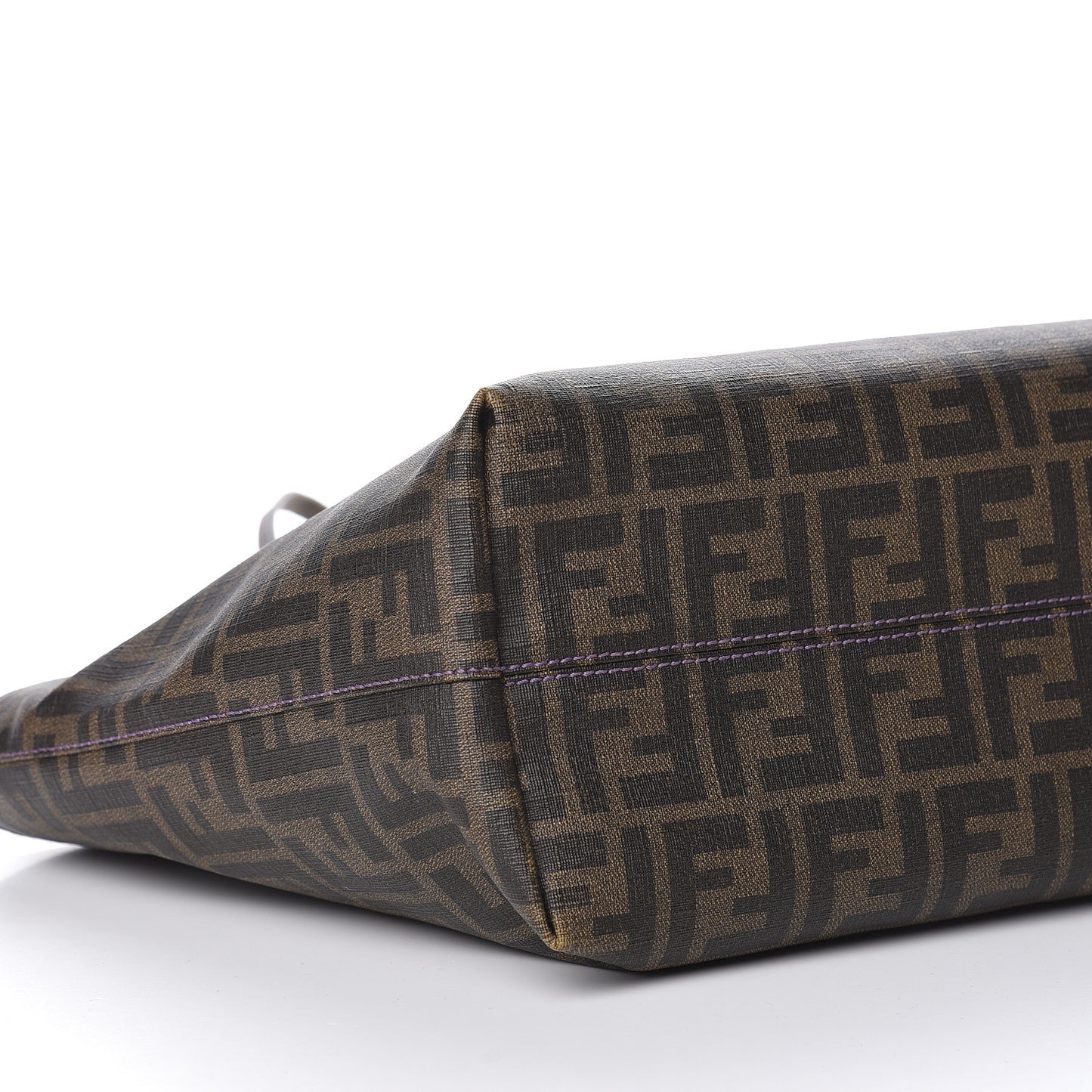 Zucca Spalmati Small Roll Tote Tobacco Viola