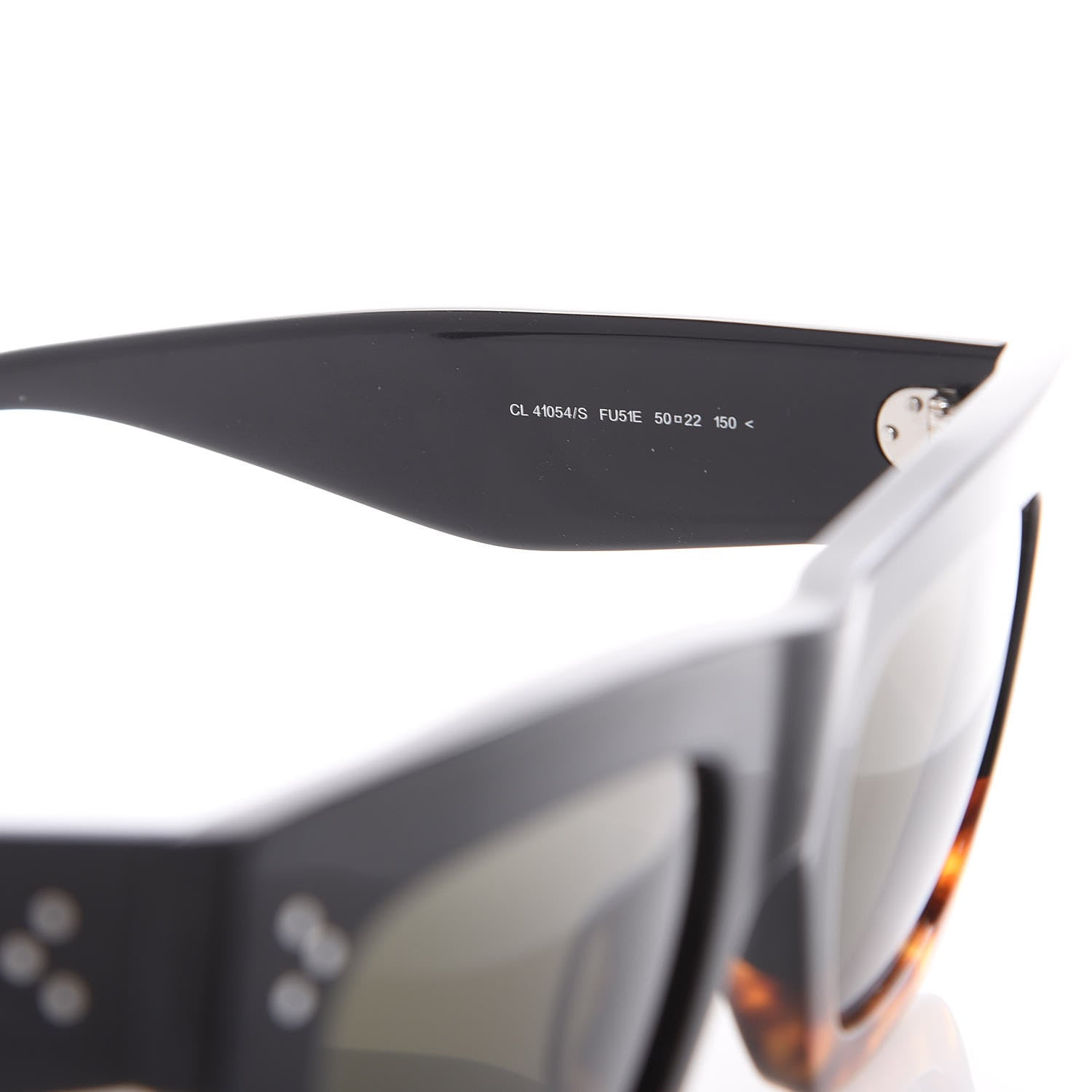 Celine Sunglasses CL 41054/S Black Havana 5 of 8