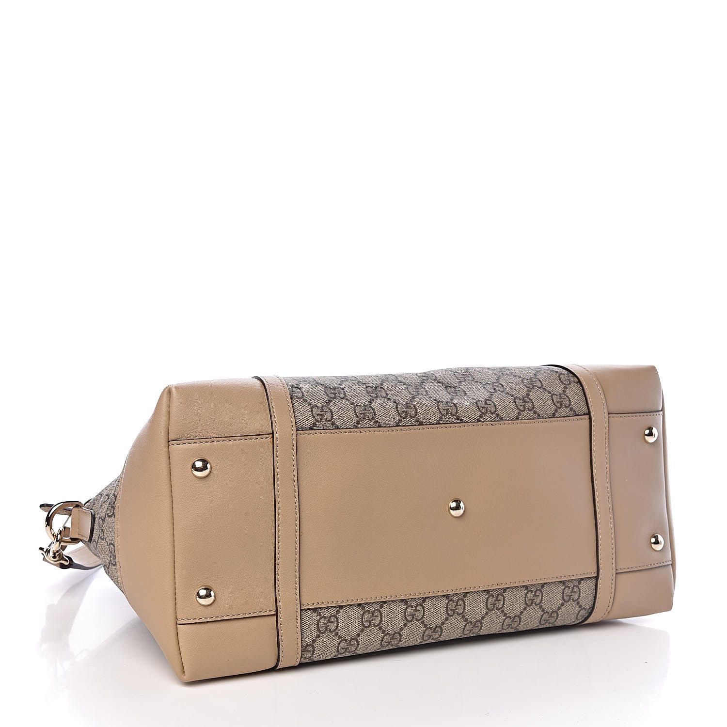 Gucci GG Supreme Monogram Medium Nice Top Handle Dome Bag Beige 4 of 10