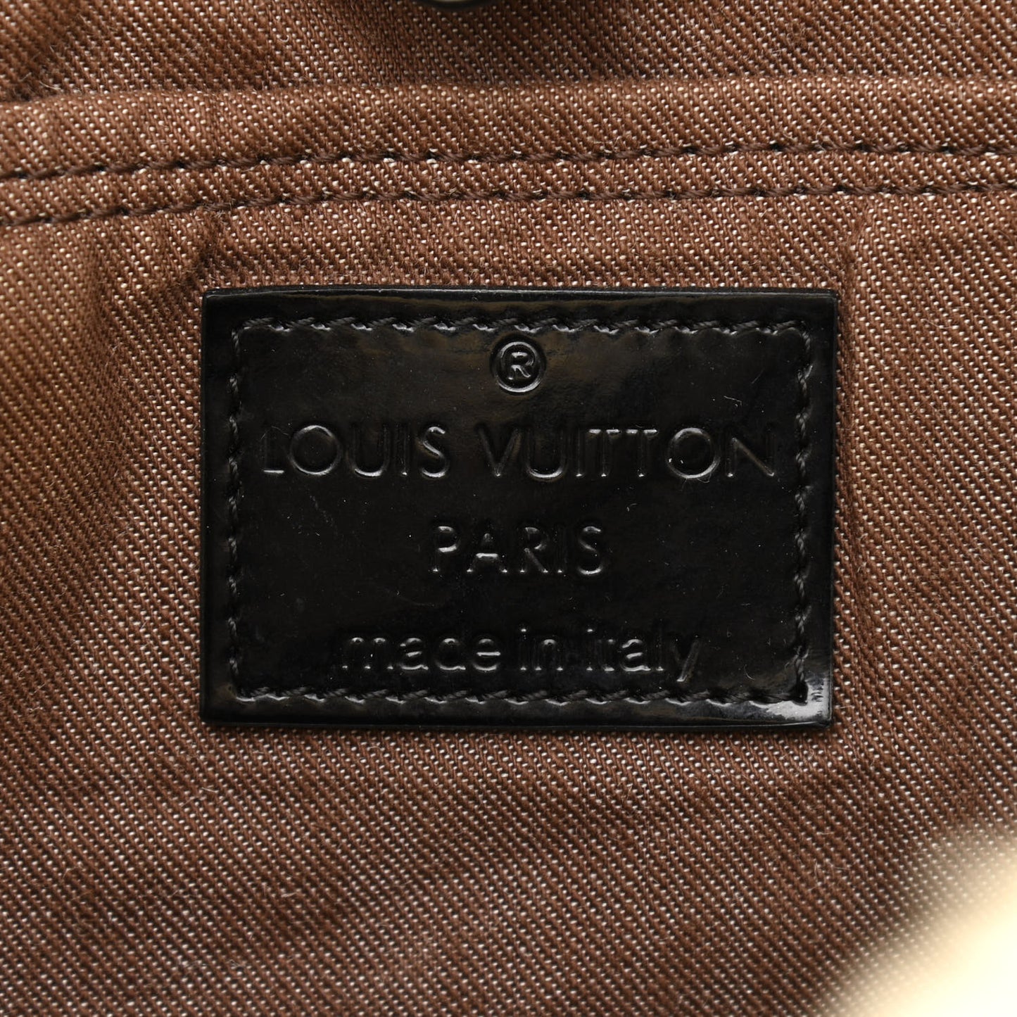 Patent Monogram Shearling Sac Thunder