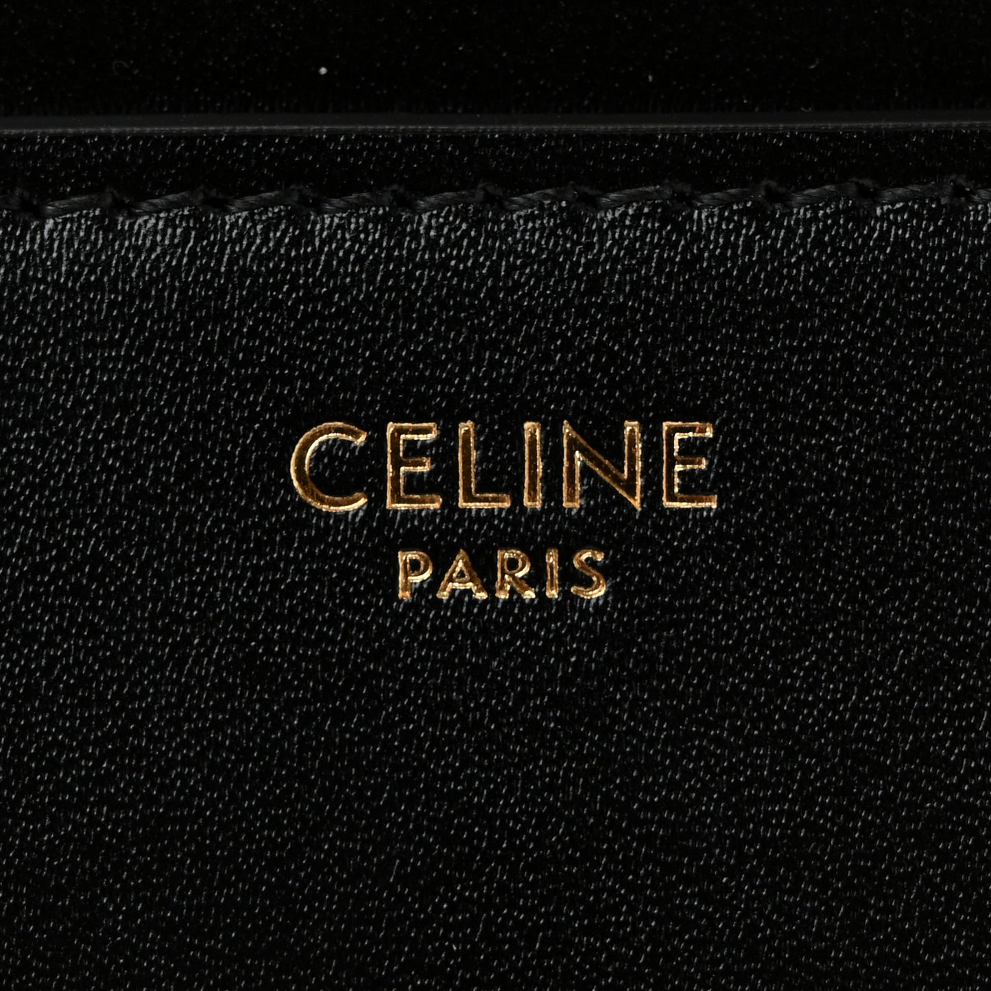 Satinated Calfskin Small 16 Top Handle Bag Black
