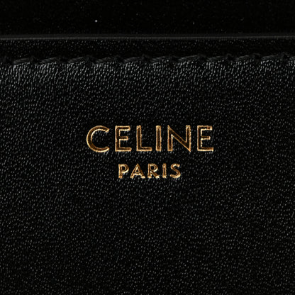 Celine Satinated Calfskin Small 16 Top Handle Bag Black 6 of 11