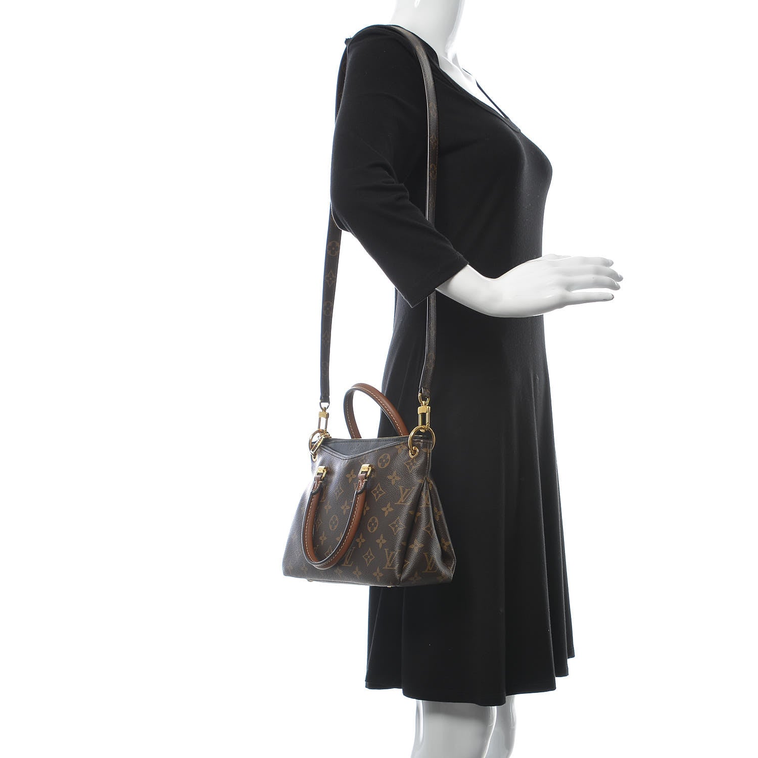 Louis Vuitton Monogram Pallas BB Black 2 of 10