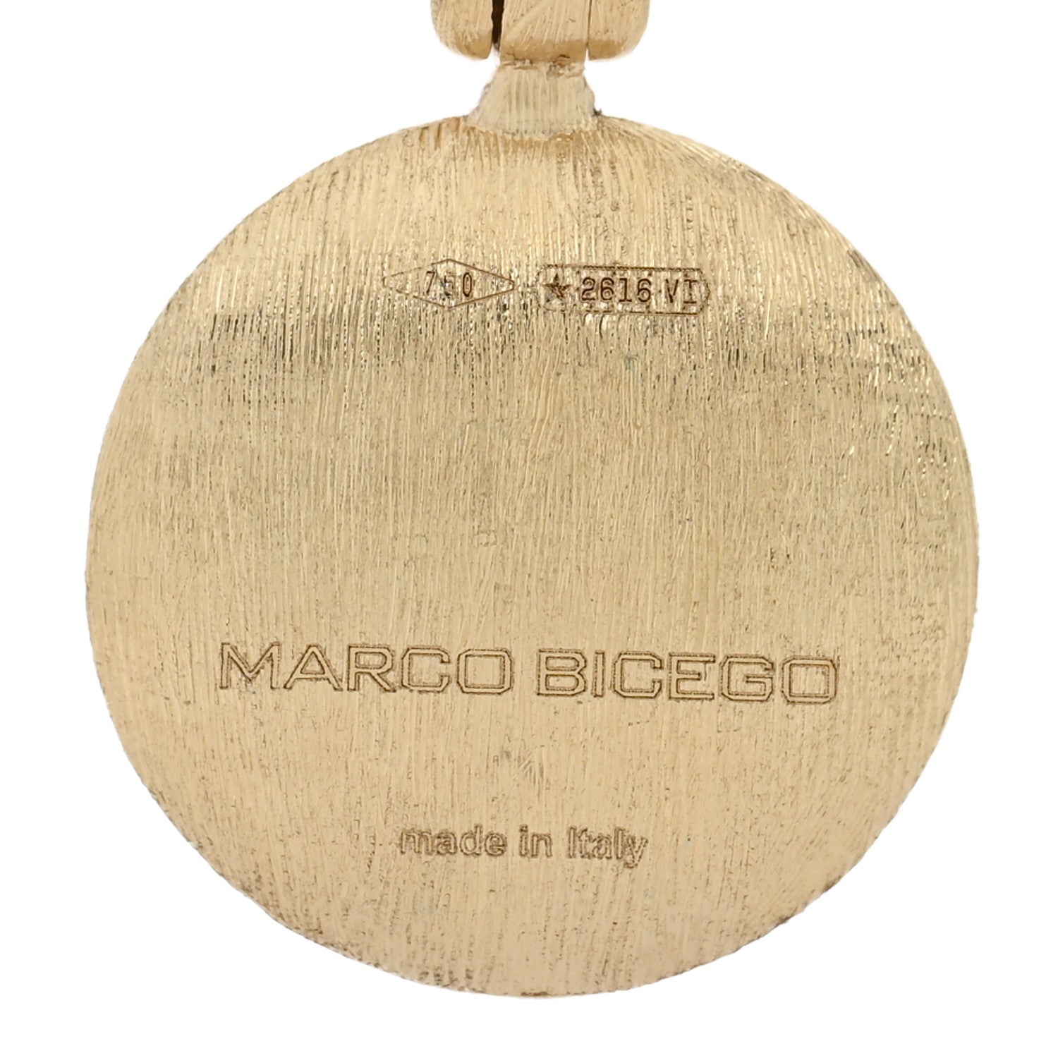 Marco Bicego 18K Yellow Gold Mother of Pearl Jaipur Pendant 3 of 3