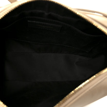 Saint Laurent Calfskin Matelasse Monogram Lou Camera Bag Dark Beige 5 of 10