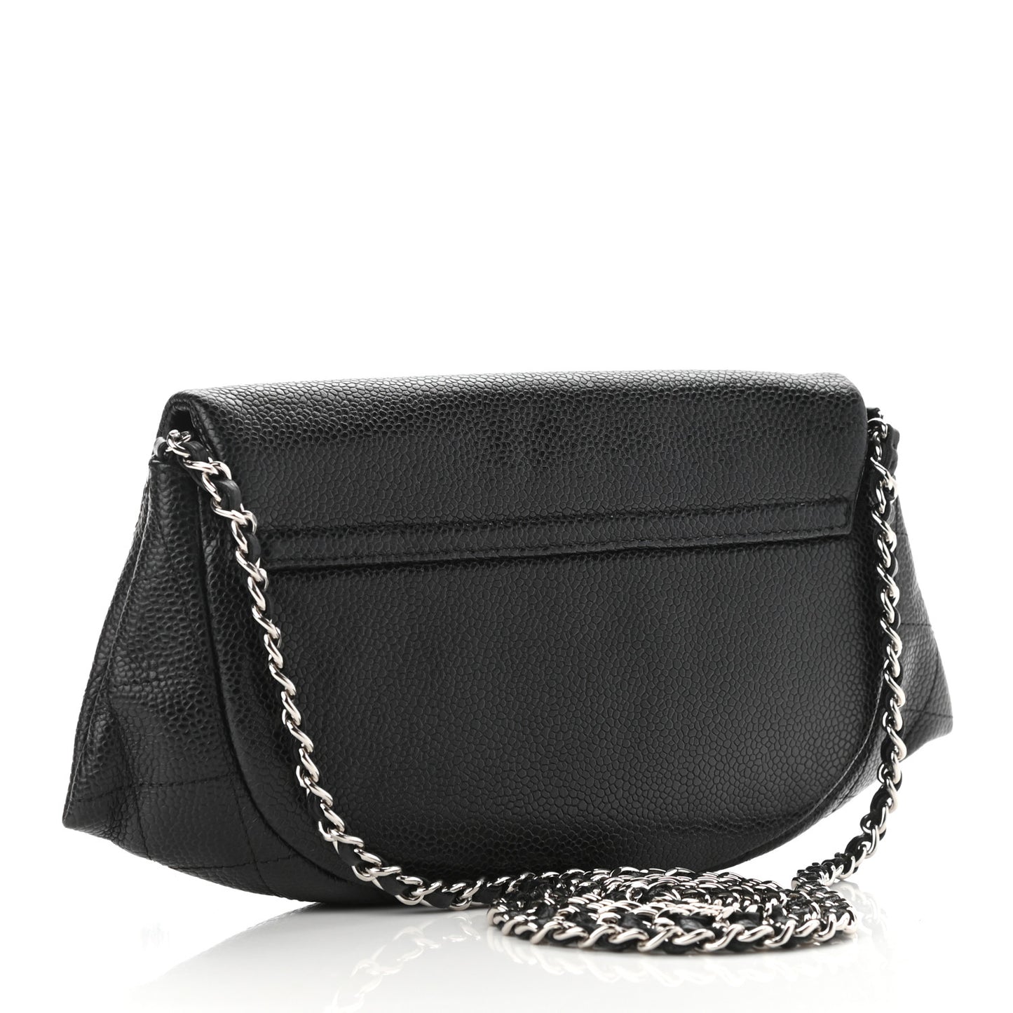 Caviar Half Moon Wallet On Chain WOC Black