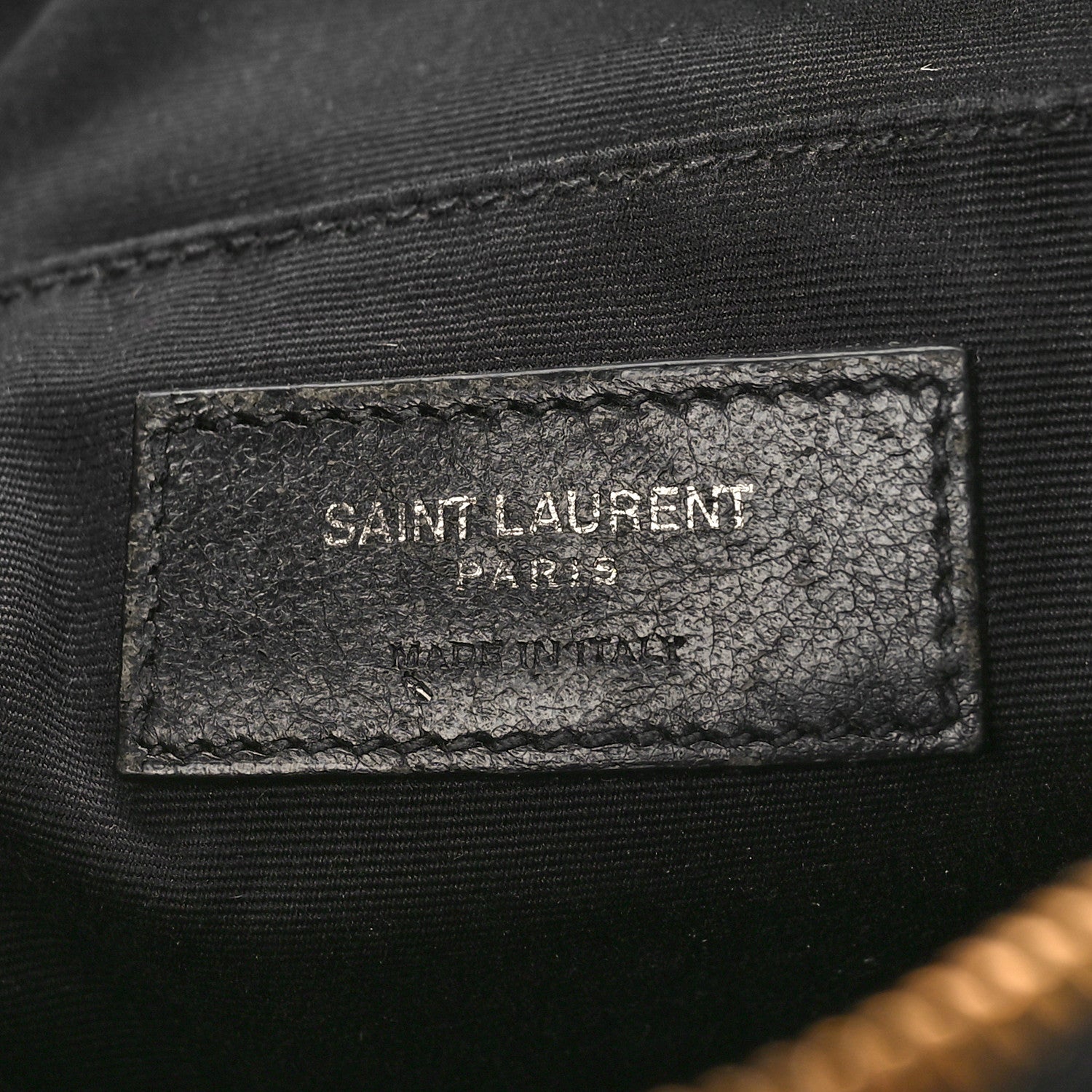 Saint Laurent Calfskin Matelasse Monogram Lou Camera Bag Black 6 of 11